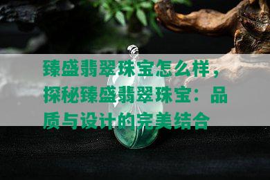 臻盛翡翠珠宝怎么样，探秘臻盛翡翠珠宝：品质与设计的完美结合