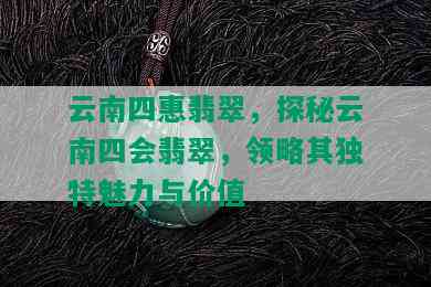 云南四惠翡翠，探秘云南四会翡翠，领略其独特魅力与价值