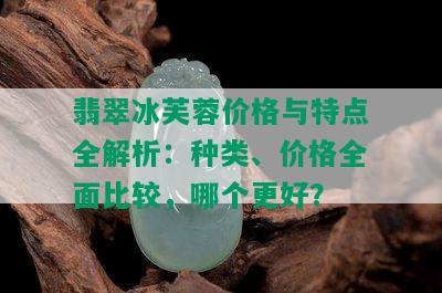 翡翠冰芙蓉价格与特点全解析：种类、价格全面比较，哪个更好？