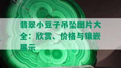 翡翠小豆子吊坠图片大全：欣赏、价格与镶嵌展示