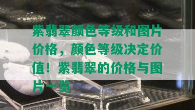 紫翡翠颜色等级和图片价格，颜色等级决定价值！紫翡翠的价格与图片一览