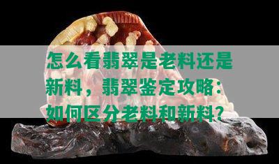 怎么看翡翠是老料还是新料，翡翠鉴定攻略：如何区分老料和新料？