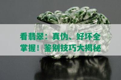 看翡翠：真伪、好坏全掌握！鉴别技巧大揭秘