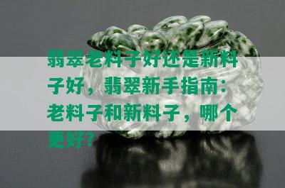 翡翠老料子好还是新料子好，翡翠新手指南：老料子和新料子，哪个更好？