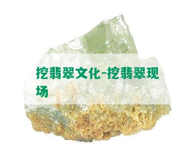 挖翡翠文化-挖翡翠现场