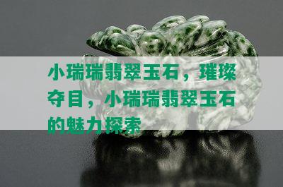 小瑞瑞翡翠玉石，璀璨夺目，小瑞瑞翡翠玉石的魅力探索