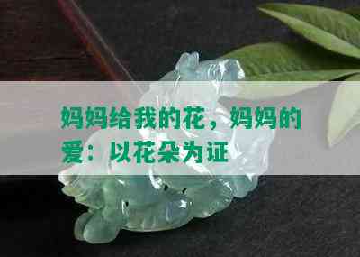 妈妈给我的花，妈妈的爱：以花朵为证