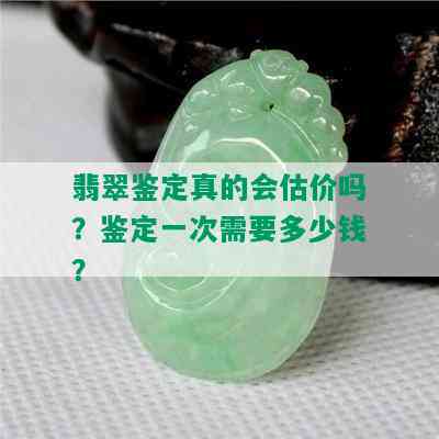 翡翠鉴定真的会估价吗？鉴定一次需要多少钱？