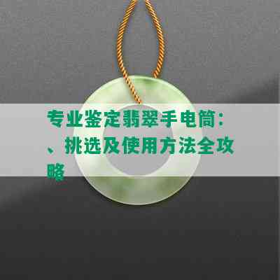 专业鉴定翡翠手电筒：、挑选及使用方法全攻略