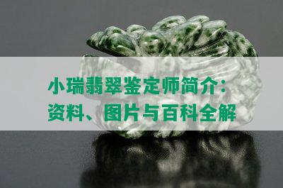 小瑞翡翠鉴定师简介：资料、图片与百科全解