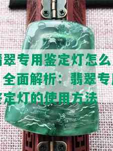 翡翠专用鉴定灯怎么用，全面解析：翡翠专用鉴定灯的使用方法