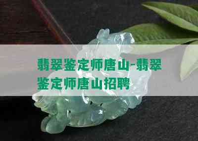 翡翠鉴定师唐山-翡翠鉴定师唐山招聘