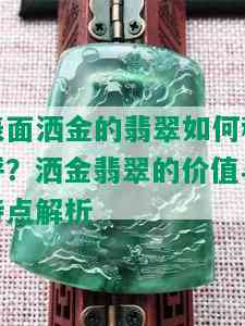 表面洒金的翡翠如何称呼？洒金翡翠的价值与特点解析