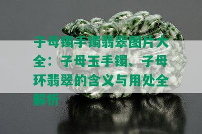 子母镯手镯翡翠图片大全：子母玉手镯、子母环翡翠的含义与用处全解析