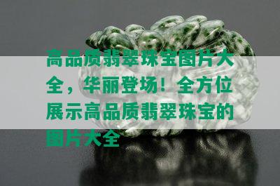 高品质翡翠珠宝图片大全，华丽登场！全方位展示高品质翡翠珠宝的图片大全