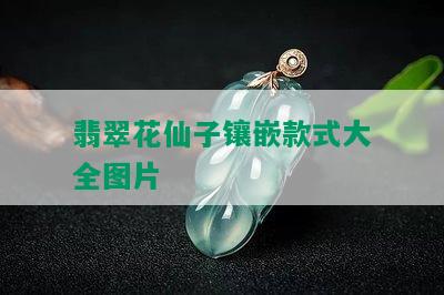 翡翠花仙子镶嵌款式大全图片