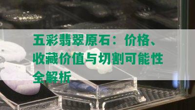 五彩翡翠原石：价格、收藏价值与切割可能性全解析