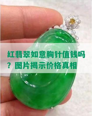 红翡翠如意胸针值钱吗？图片揭示价格真相