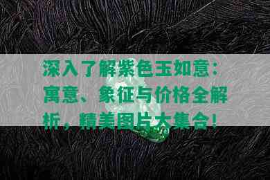 深入了解紫色玉如意：寓意、象征与价格全解析，精美图片大集合！