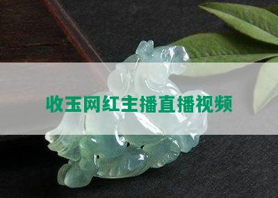 收玉网红主播直播视频