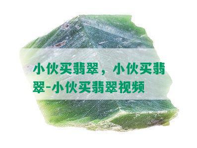 小伙买翡翠，小伙买翡翠-小伙买翡翠视频