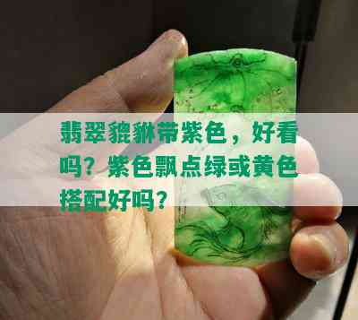 翡翠貔貅带紫色，好看吗？紫色飘点绿或黄色搭配好吗？