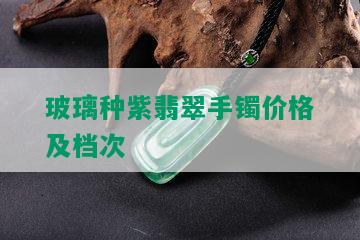 玻璃种紫翡翠手镯价格及档次