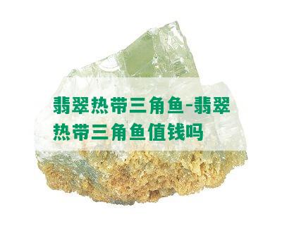 翡翠热带三角鱼-翡翠热带三角鱼值钱吗