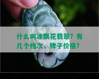 什么叫冰飘花翡翠？有几个档次，牌子价格？