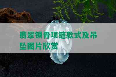 翡翠锁骨项链款式及吊坠图片欣赏