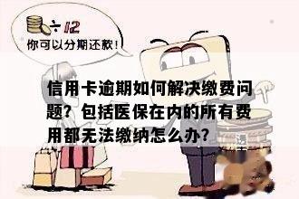 信用卡逾期如何解决缴费问题？包括医保在内的所有费用都无法缴纳怎么办？