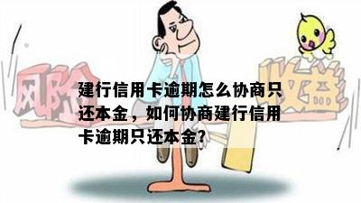 建行信用卡逾期怎么协商只还本金，如何协商建行信用卡逾期只还本金？