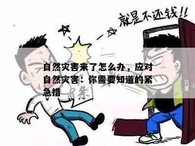 自然灾害来了怎么办，应对自然灾害：你需要知道的紧急措