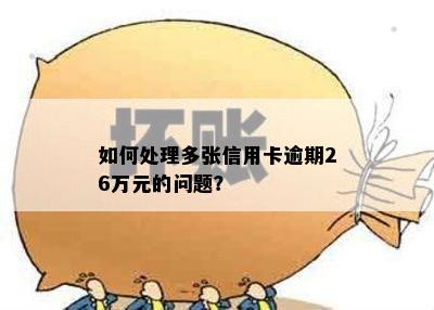 如何处理多张信用卡逾期26万元的问题？