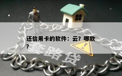 还信用卡的软件：云？哪款？