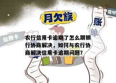 农行信用卡逾期了怎么跟银行协商解决，如何与农行协商解决信用卡逾期问题？