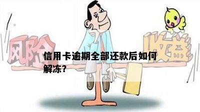 信用卡逾期全部还款后如何解冻？