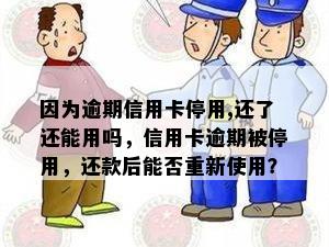 因为逾期信用卡停用,还了还能用吗，信用卡逾期被停用，还款后能否重新使用？