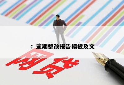 ：逾期整改报告模板及文