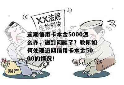 逾期信用卡本金5000怎么办，遇到问题了？教你如何处理逾期信用卡本金5000的情况！