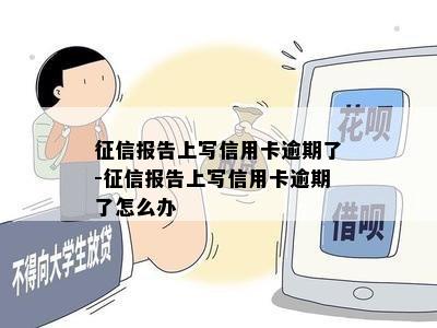 报告上写信用卡逾期了-报告上写信用卡逾期了怎么办