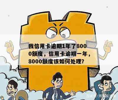 我信用卡逾期1年了8000额度，信用卡逾期一年，8000额度该如何处理？