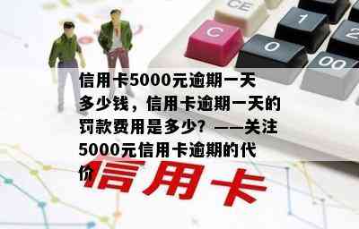 信用卡5000元逾期一天多少钱，信用卡逾期一天的罚款费用是多少？——关注5000元信用卡逾期的代价