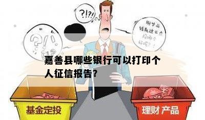 嘉善县哪些银行可以打印个人报告？