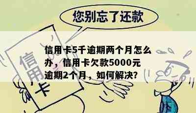 信用卡5千逾期两个月怎么办，信用卡欠款5000元逾期2个月，如何解决？