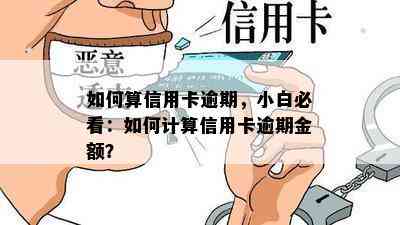 如何算信用卡逾期，小白必看：如何计算信用卡逾期金额？