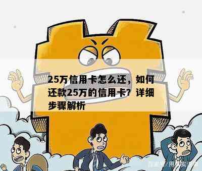 25万信用卡怎么还，如何还款25万的信用卡？详细步骤解析