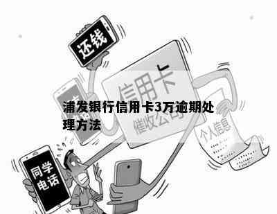 浦发银行信用卡3万逾期处理方法