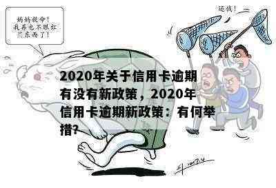 2020年关于信用卡逾期有没有新政策，2020年信用卡逾期新政策：有何举措？