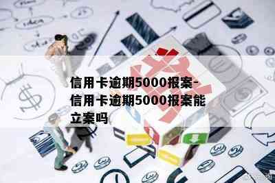 信用卡逾期5000报案-信用卡逾期5000报案能立案吗